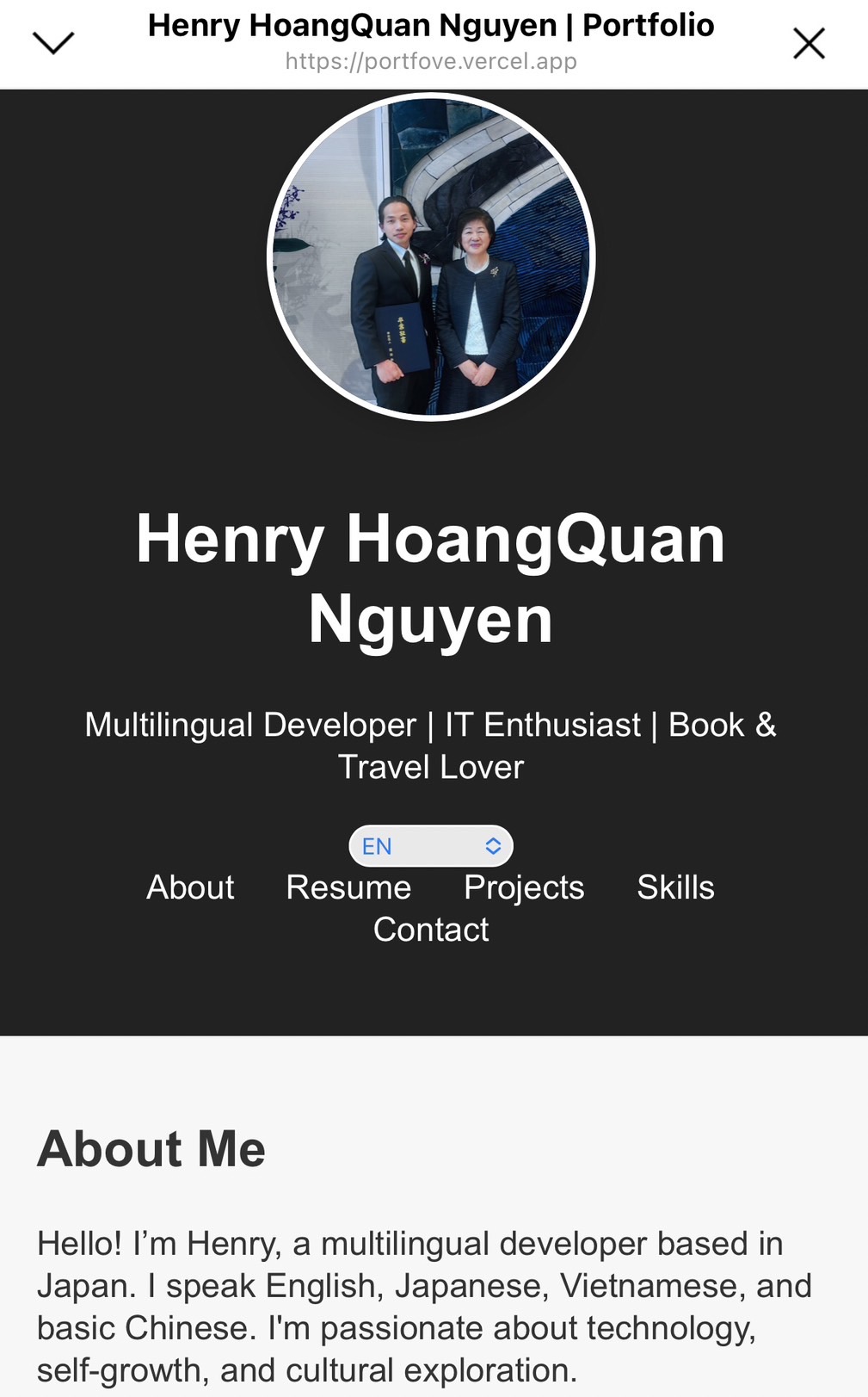 Portfolio Website